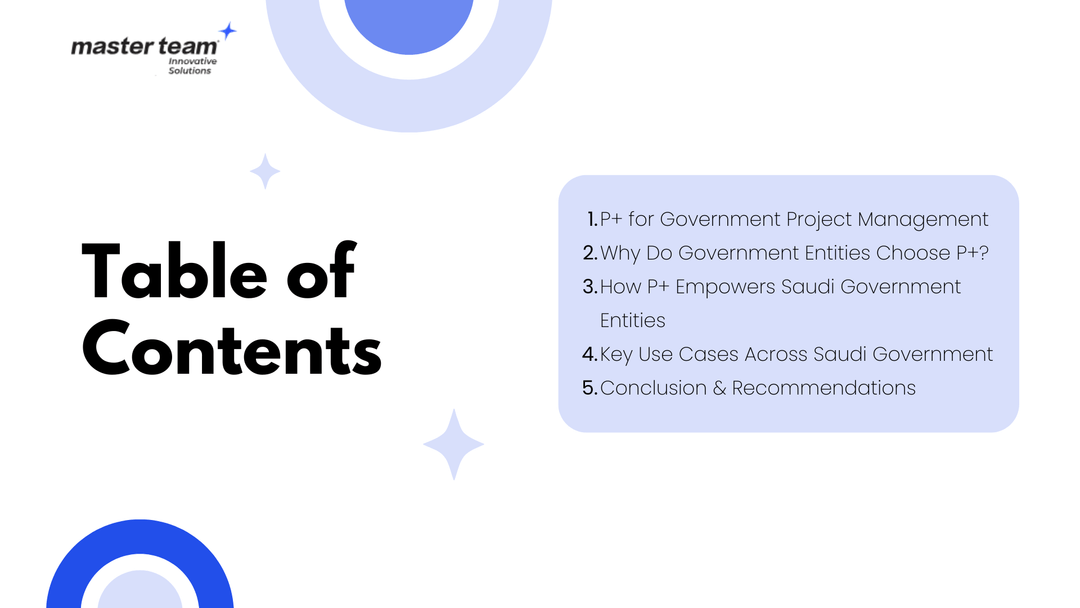 P+ for Government Project Management