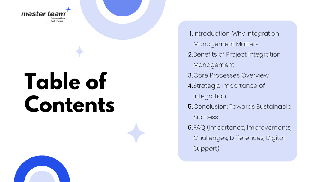 Project Integration Management Processes: Strategic Steps to Ensure Success and Achieve Goals Efficiently