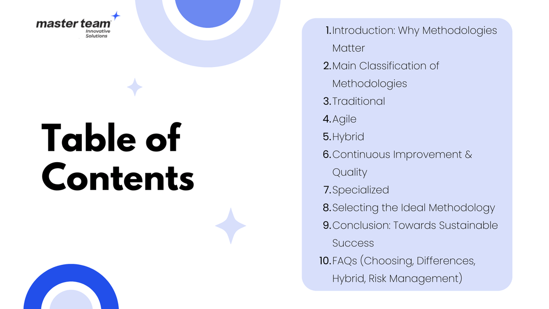 Project Management Methodologies: A Fundamental Framework for Organizational Success