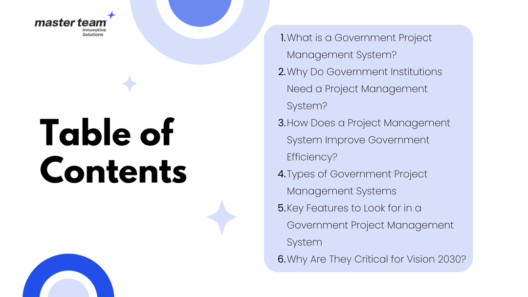 Project Management System for Government