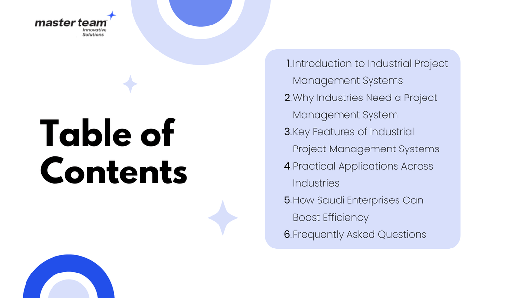 Project Management Systems for Industry