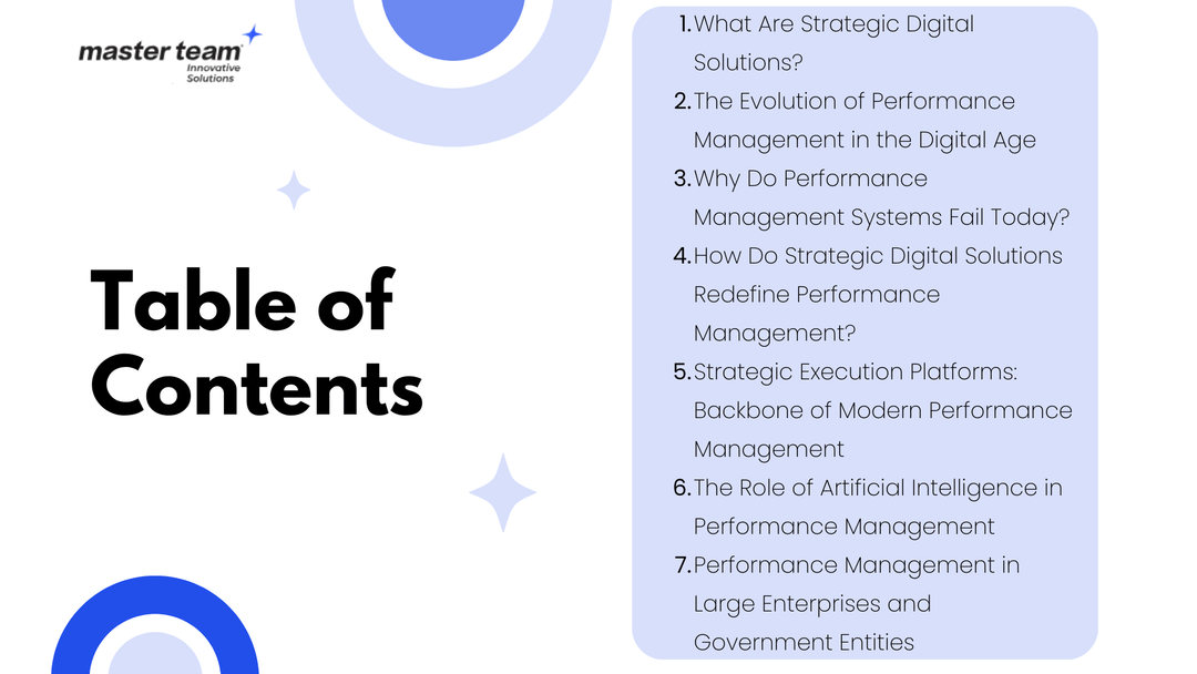 Strategic Digital Solutions: How They Are Reshaping the Future of Enterprise Performance Management