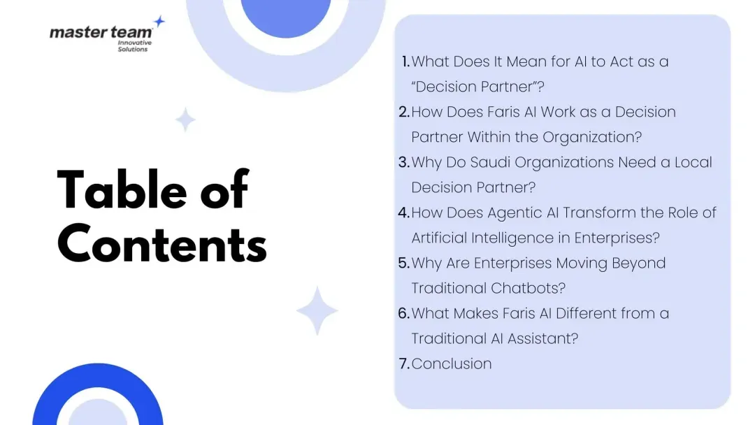 Why Is Faris AI a Decision Partner, Not Just a Tool? | Agentic AI for Enterprises